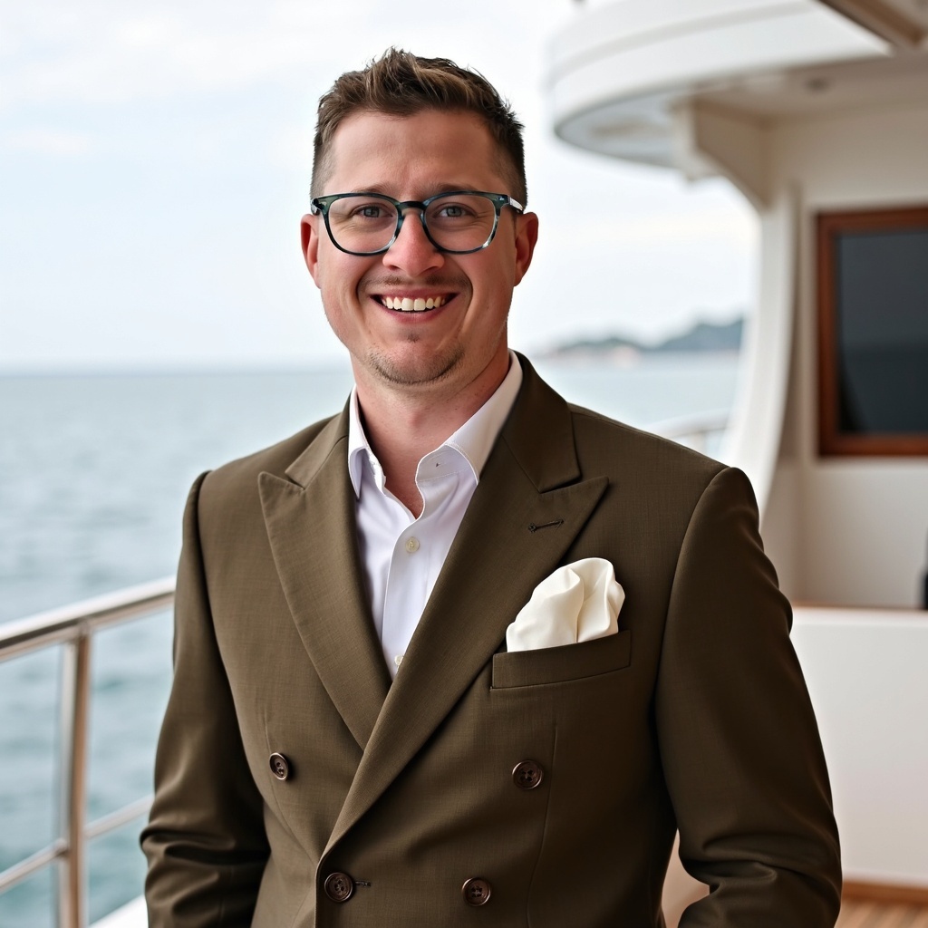 Natural light portrait of Dr Connor Robertson