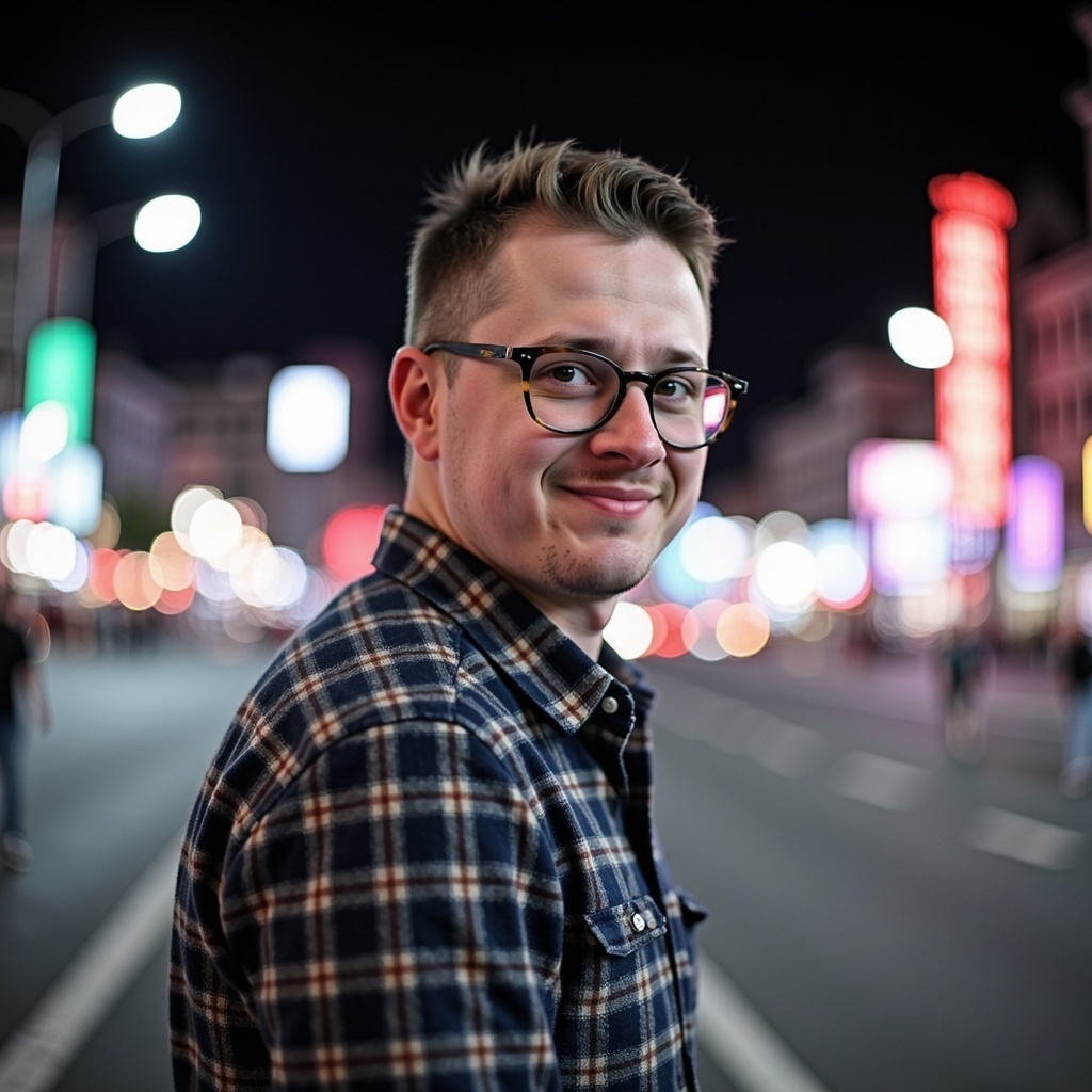 Casual outdoor photo of Dr Connor Robertson with cheerful smile