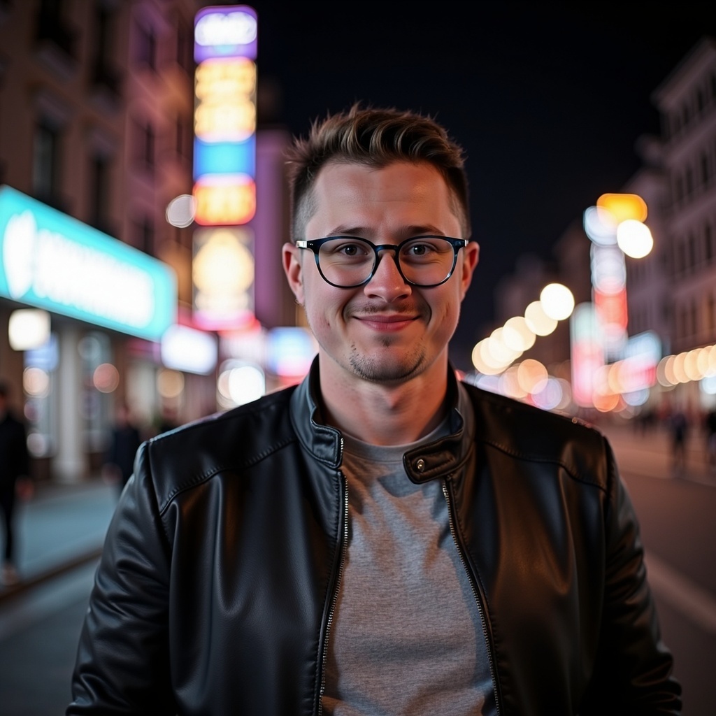 Natural outdoor headshot of Dr Connor Robertson with genuine smile