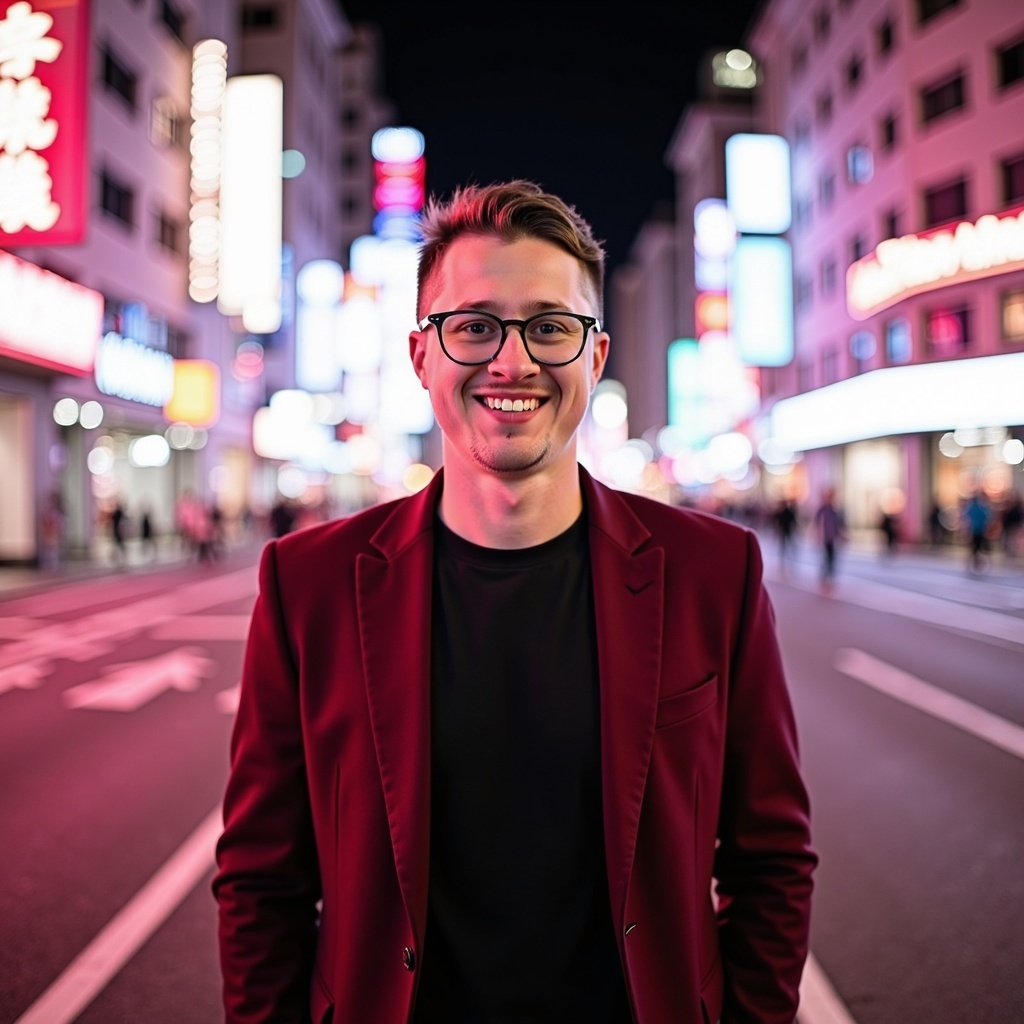 Close-up outdoor photo of Dr Connor Robertson with a warm smile