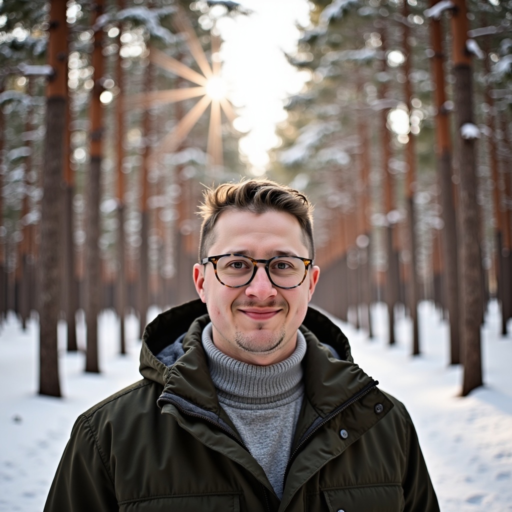 Gentle casual smile headshot of Dr. Connor Robertson