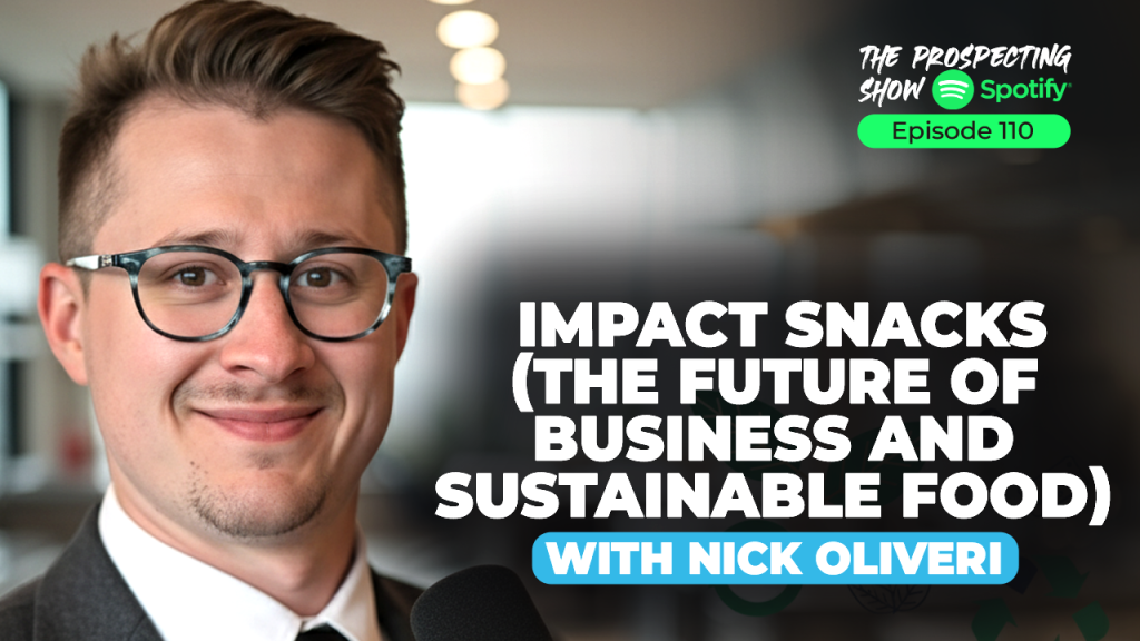 Entrepreneur showcasing eco snack products