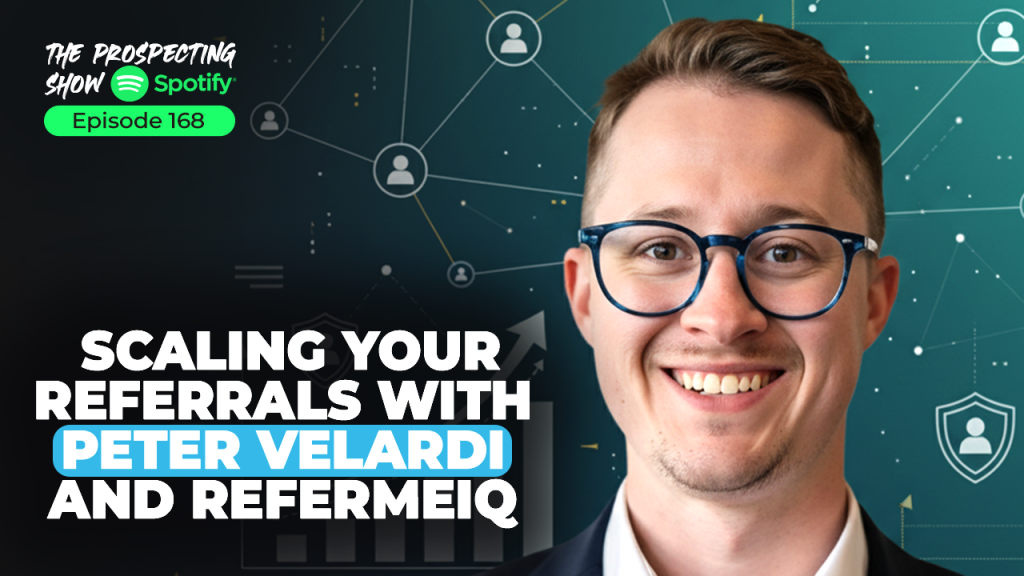 Business professional networking and exchanging referrals