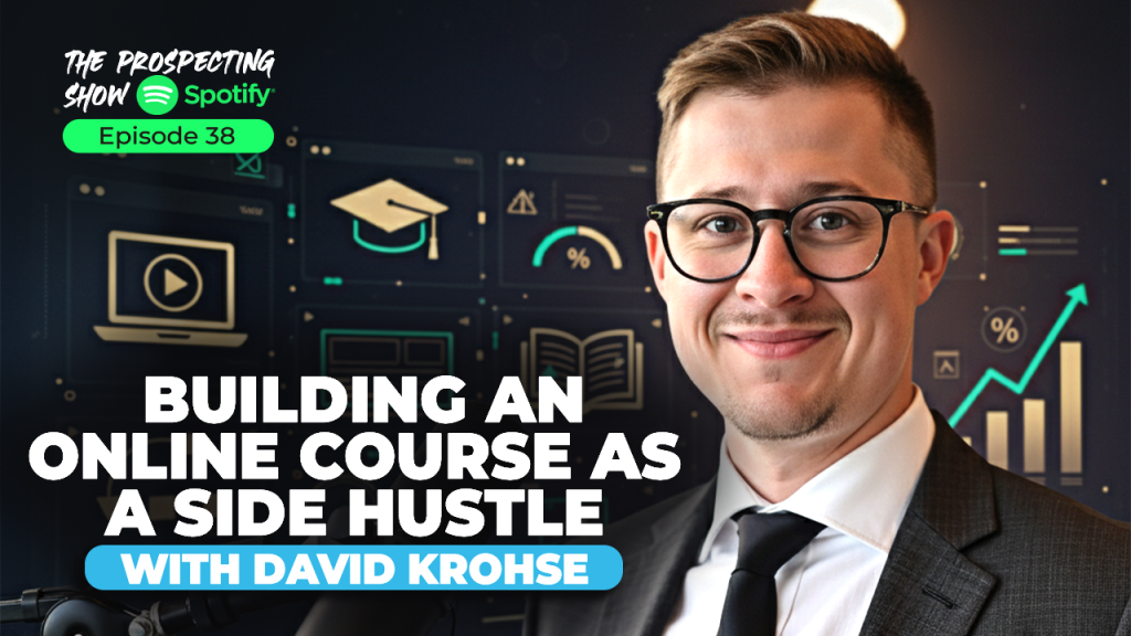 Entrepreneur recording online course video