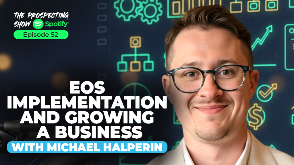 Entrepreneur reviewing EOS framework
