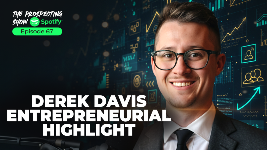 Entrepreneur presenting business results