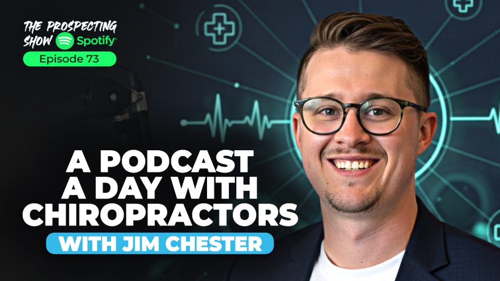 Podcaster recording chiropractic interview