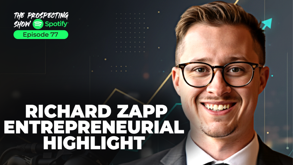 Entrepreneur reviewing marketing data