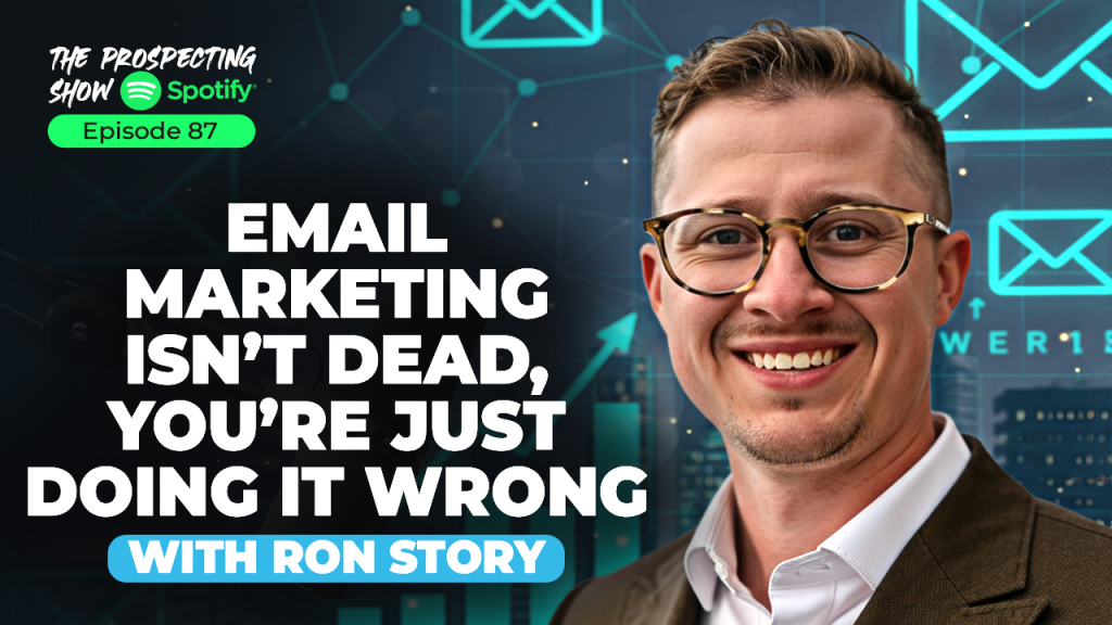 Marketer crafting email campaign