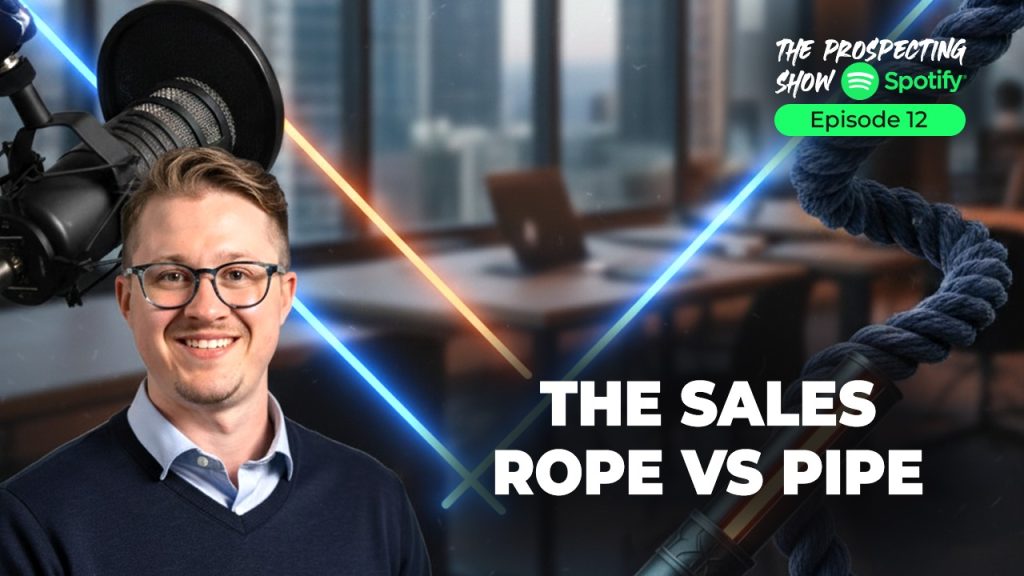 Sales diagram showing rope and pipeline concept